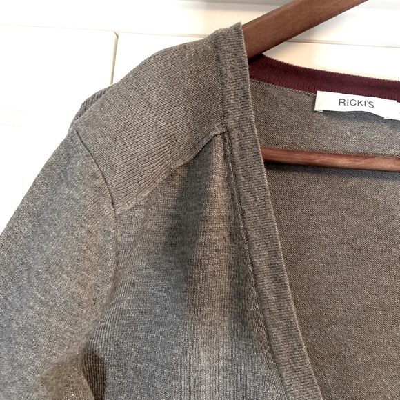 Grey Cardigan -Size XL - Picture 4 of 8